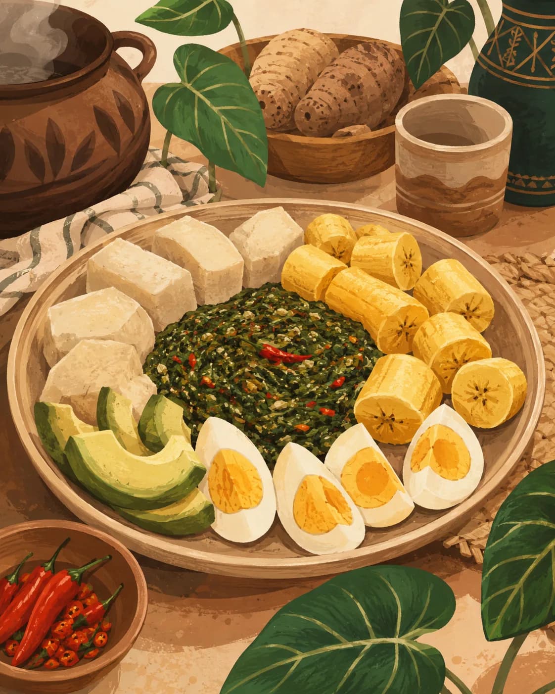 Ampesi, petit-déjeuner en Ghana