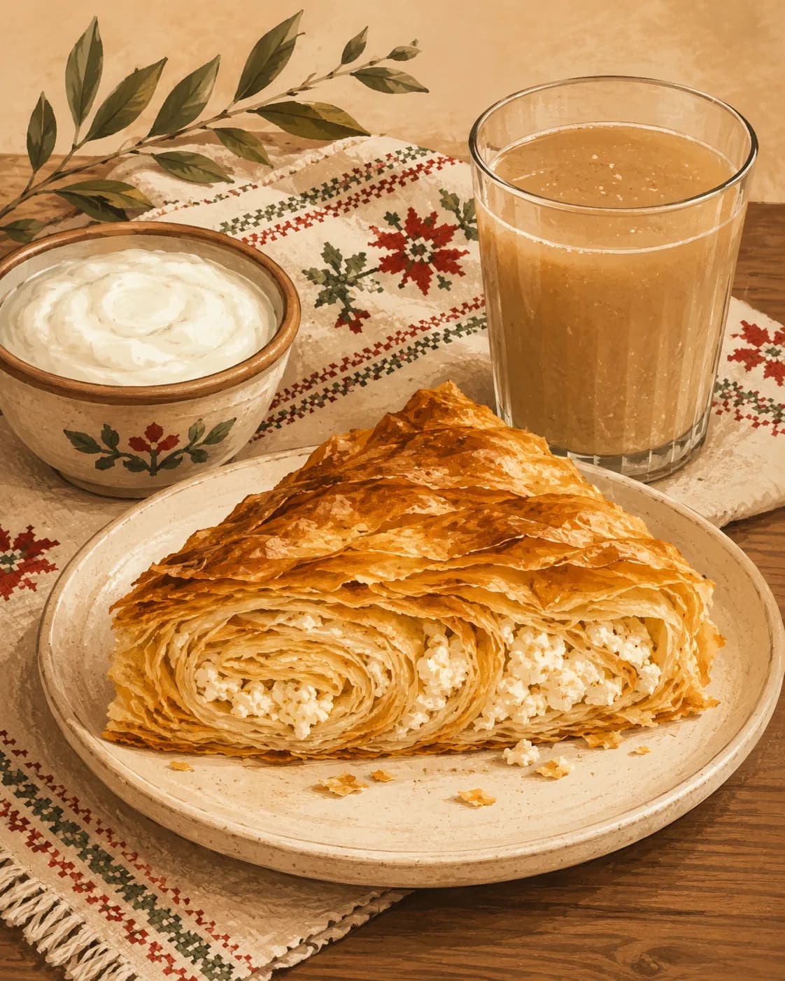 Banitsa, petit-déjeuner en Bulgarie