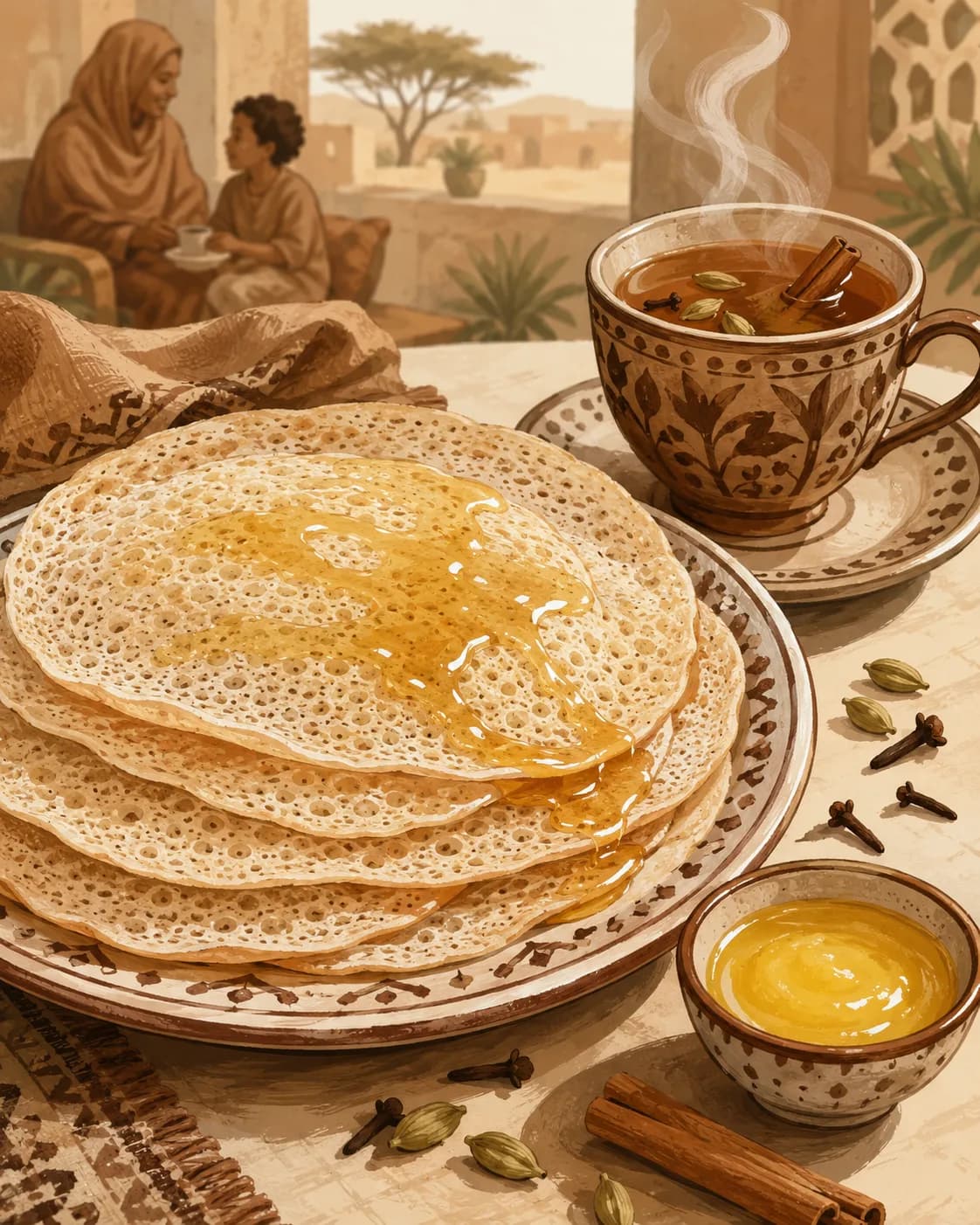Canjeero, petit-déjeuner en Somalie