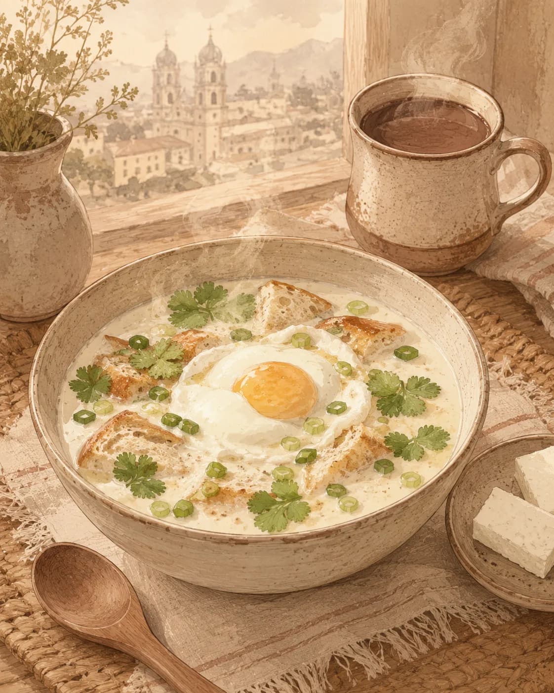 Changua, petit-déjeuner en Colombie