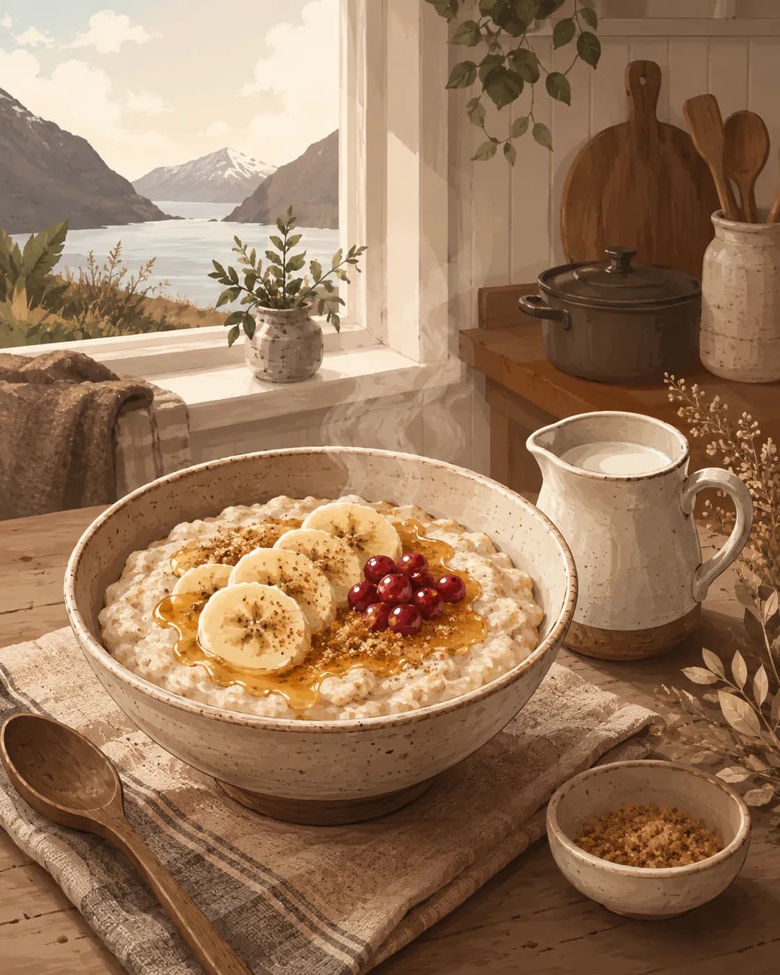 Porridge, petit-déjeuner en Nouvelle-Zélande