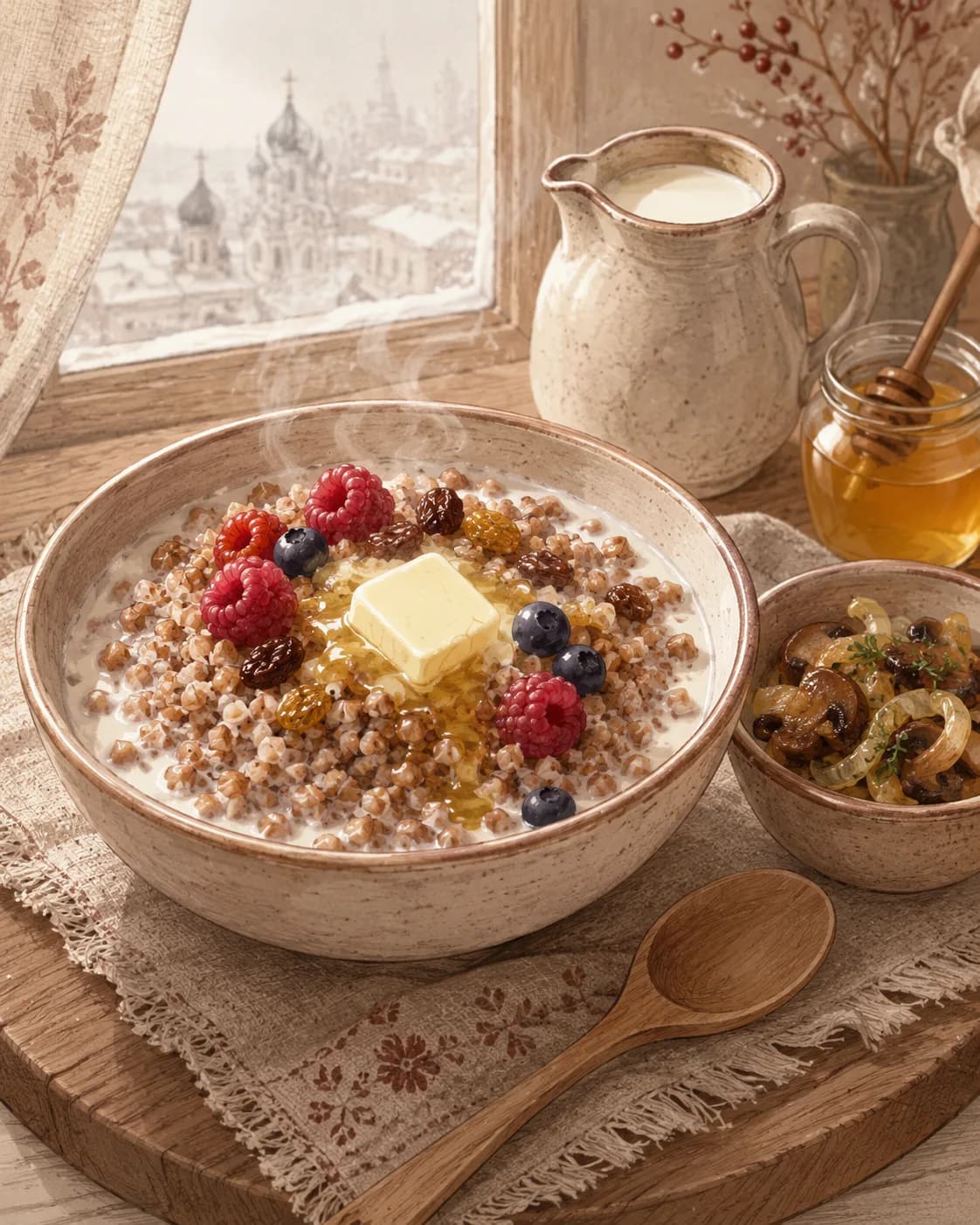 Kasha, petit-déjeuner en Russie